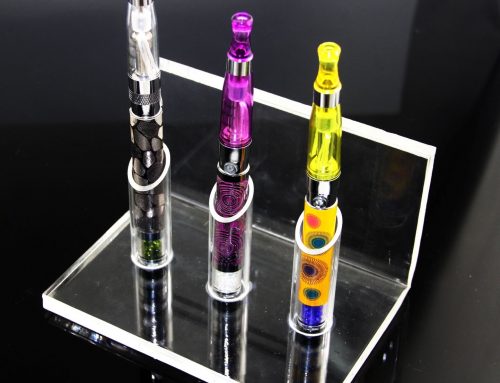 Acrylic Display shelf-18 for E Cigarette Vape Pens