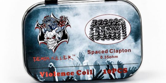 Demon killer Violence Coil Spaced Clapton coils