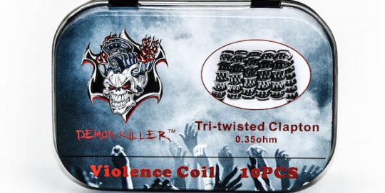 Demon killer Violence Coil Tri-Twisted Clapton coils