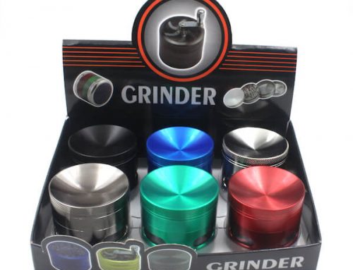 Zinc Alloy Grinder 4 Layer flat/Concave Bowl Cover 40/50/55/63mm Side Window