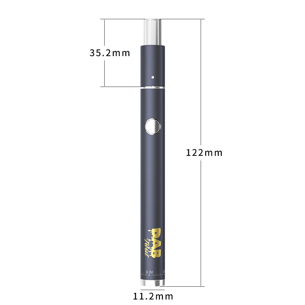 2020 TMEICG Dab Twist Wax Vaporizer kit variable voltage 3.3-4.8V Preheating with dual quartz coil wax vape slim pen01
